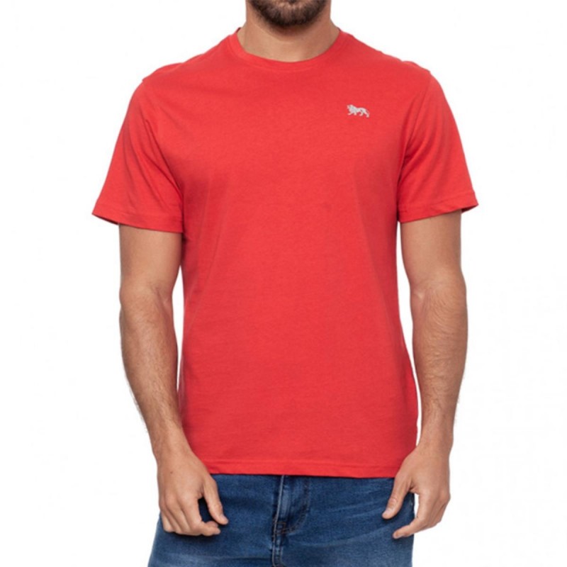 LONSDALE LOGO RED T-SHIRT LONSDALE - 1