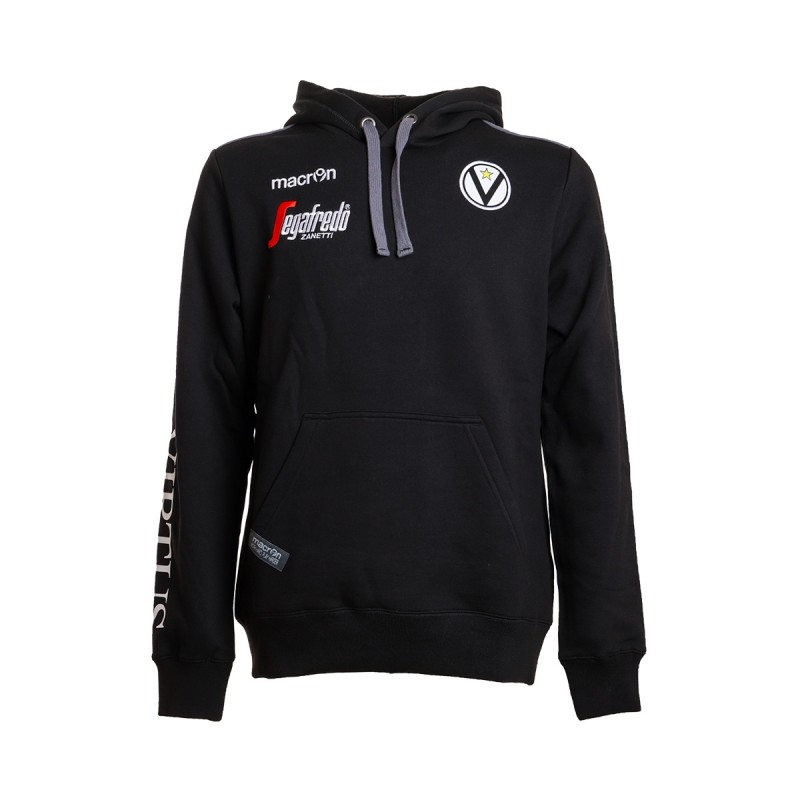 felpa nera virtus bologna 2020/2021 MACRON - 1