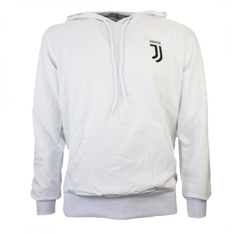 FELPA JUVENTUS BIANCA CON LOGO