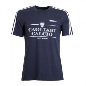 t-shirt cagliari adidas blu con stampa 2020/2021 ADIDAS - 1
