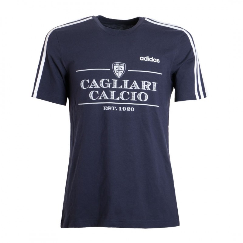 t-shirt cagliari adidas blu con stampa 2020/2021 ADIDAS - 1