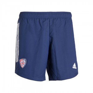 pantaloncini calcio cagliari adidas navy e bianchi 2020/2021 ADIDAS - 1