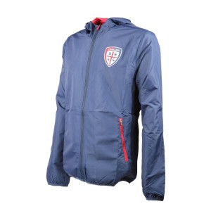 GIACCA A VENTO ROSSA/NAVY CAGLIARI MACRON - 2