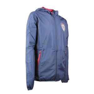 GIACCA A VENTO ROSSA/NAVY CAGLIARI MACRON - 5