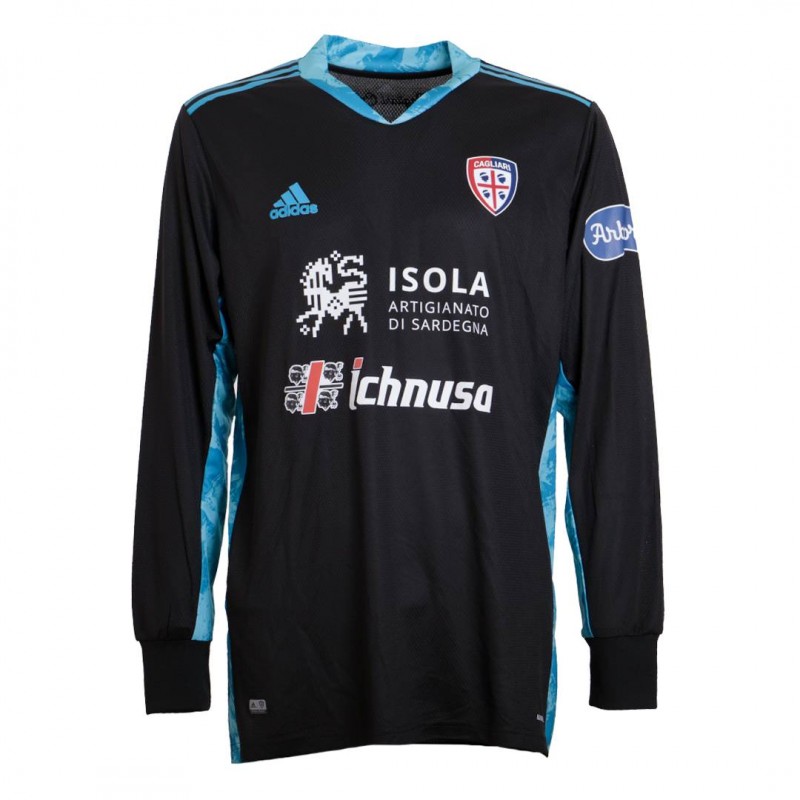 CAGLIARI BLACK GOALKEEPER JERSEY 2016/2017 ADIDAS - 1