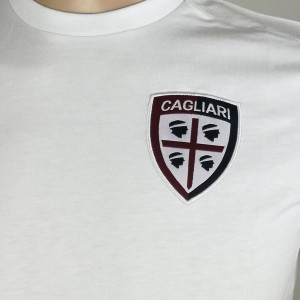 CAGLIARI WHITE T-SHIRT 1920 KIDS MACRON - 2