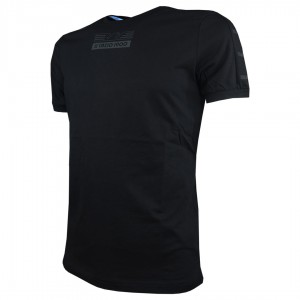 SS LAZIO T-SHIRT NERA 2019/2020 MACRON - 2