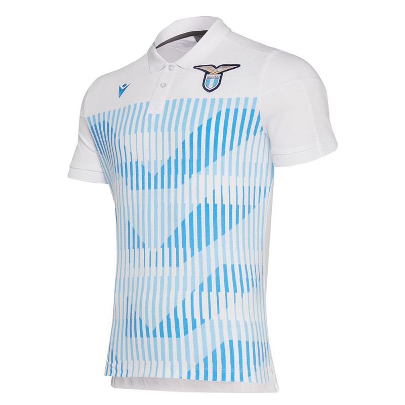 SS LAZIO POLO BIANCA 2019/2020 MACRON - 1