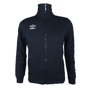 felpa bambino blu full zip umbro