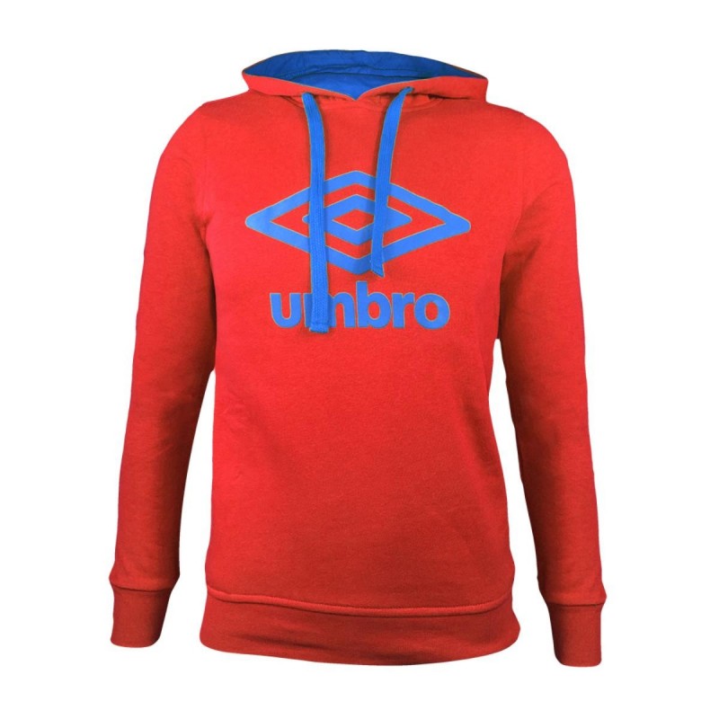 felpa bambino umbro con cappuccio rossa UMBRO - 1