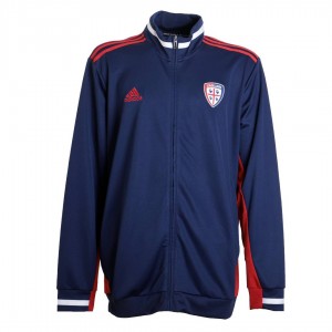 RED ADIDAS HOODED SWEATSHIRT ADIDAS - 1