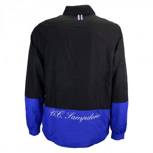 GIACCA SAMPDORIA ANTIVENTO BAMBINO NERA 2020/2021 MACRON - 3