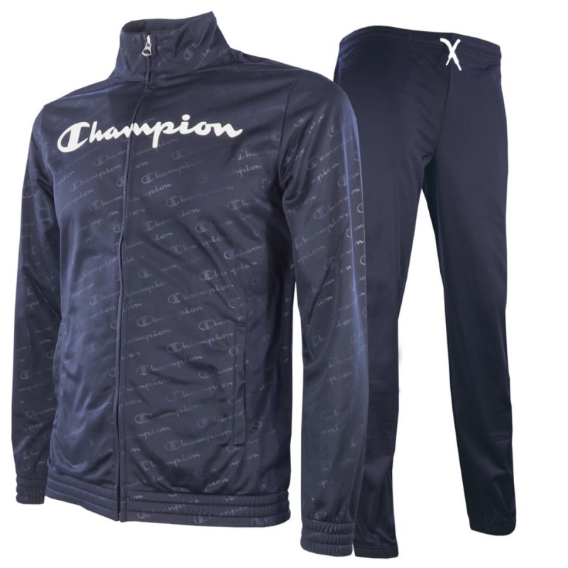 TUTA SPORT FULL ZIP NAVY BAMBINO CHAMPION CHAMPION - 1