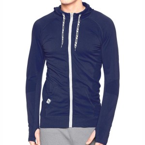 FELPA CON CAPPUCCIO FULL ZIP NAVY JOMA JOMA - 2