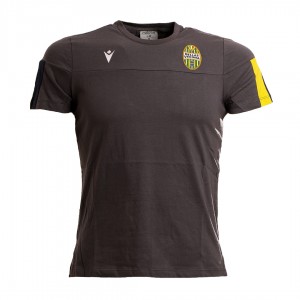 T-SHIRT ALLENAMENTO HELLAS VERONA GRIGIA BAMBINO MACRON - 1