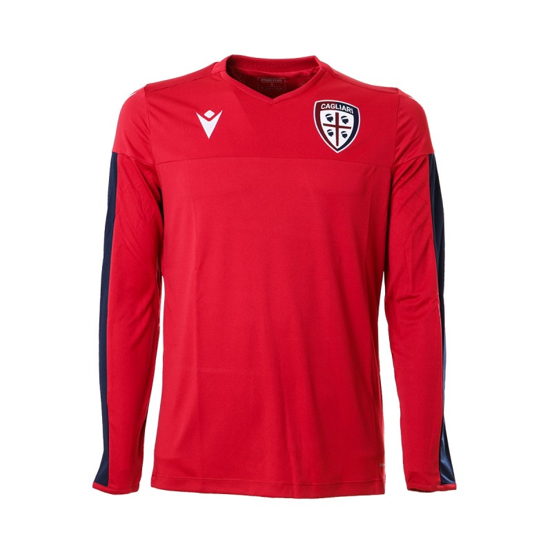 CAGLIARI TRAINING T-SHIRT DARK BLUE MACRON - 1