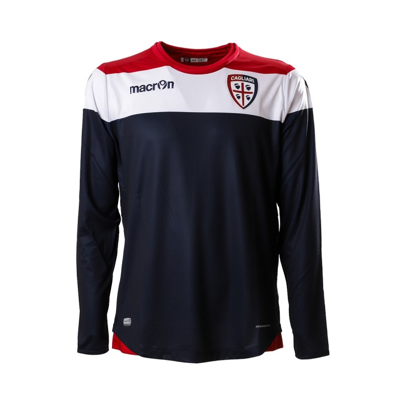 CAGLIARI BLACK GOALKEEPER JERSEY 2016/2017 MACRON - 1