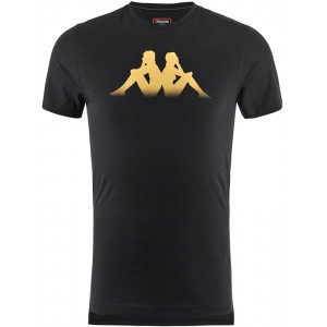 T-SHIRT NERA/ORO KAPPA Kappa - 1