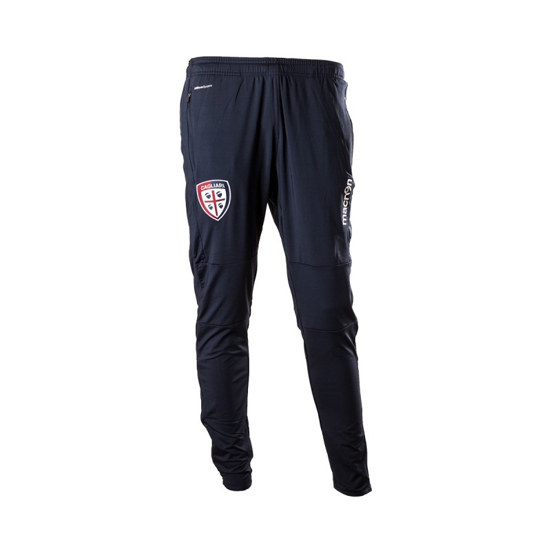 pantaloni training calcio cagliari navy macron MACRON - 1