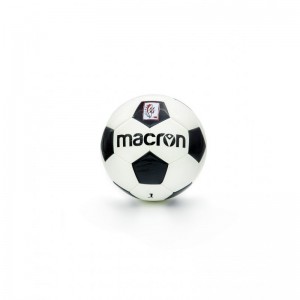 pallina ufficiale calcio cagliari n1 bianco/nero MACRON - 1