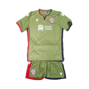 Kit gara third calcio cagliari bambino MACRON - 1