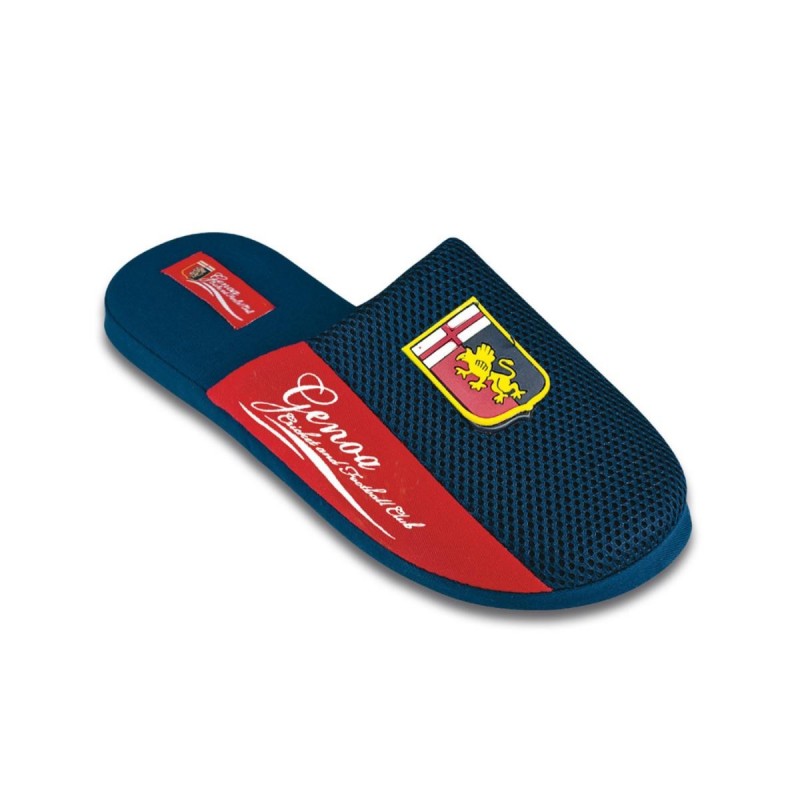 PANTOFOLE GENOA ROSSO BLU SD - 1