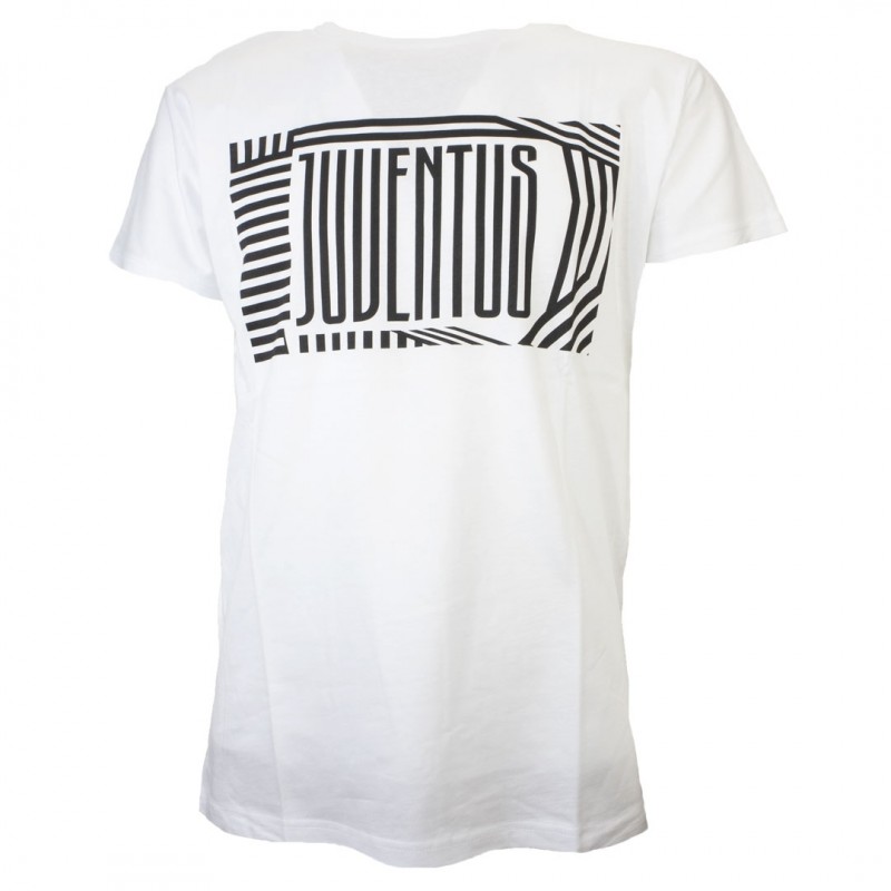 100% Prodotto Ufficiale 100% Originale Uomo Scegli la Taglia Juventus Maglietta T-Shirt Maniche Corte Bianca con Logo 