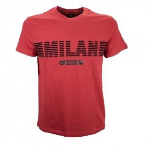 T-SHIRT MILAN ROSSA FLOCK MIGLIARDI - 1