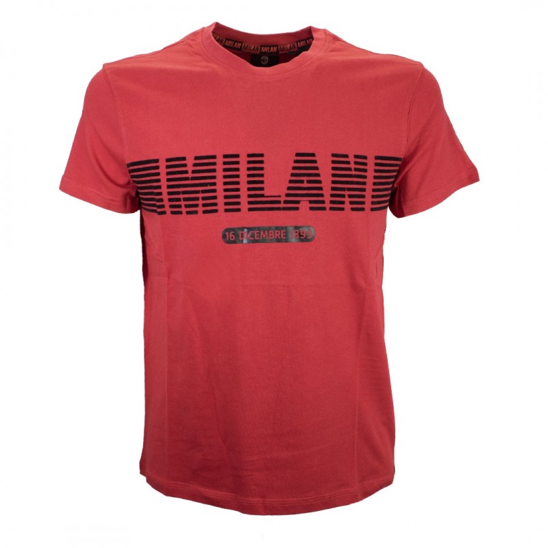 T-SHIRT MILAN ROSSA FLOCK MIGLIARDI - 1