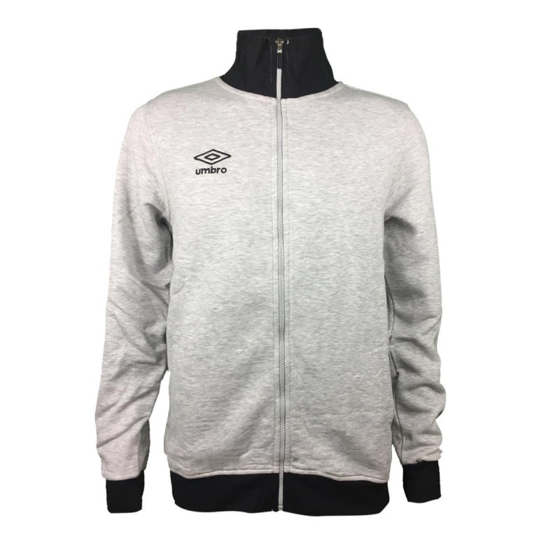 felpa bambino umbro grigia full zip UMBRO - 1