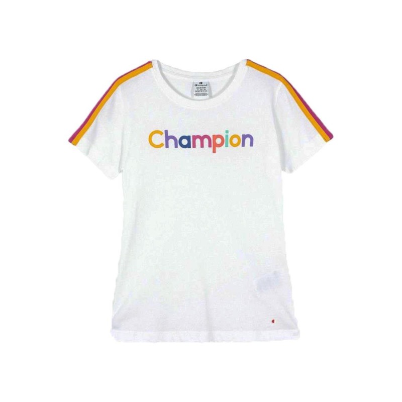 WOMAN WHITE CHAMPION T-SHIRT CHAMPION - 1