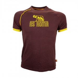 T-SHIRT AS ROMA ROSSA BAMBINO MIGLIARDI - 1