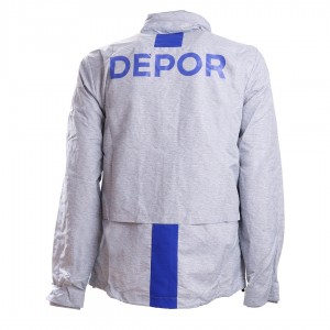 PADDED JACKET BLACK DEPORTIVO LA CORUNA MACRON - 2