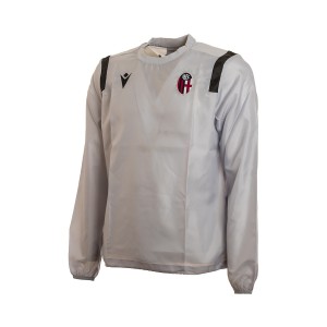 giacca antivento grigia bologna fc MACRON - 2