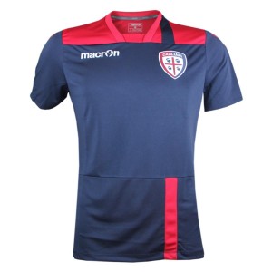 CAGLIARI TRAINING T-SHIRT DARK BLUE KIDS MACRON - 1