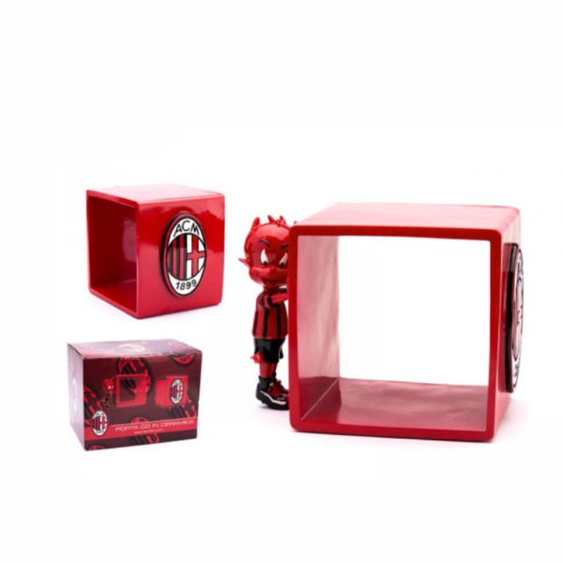 Porta cd ceramica Ac Milan gadget ufficiale