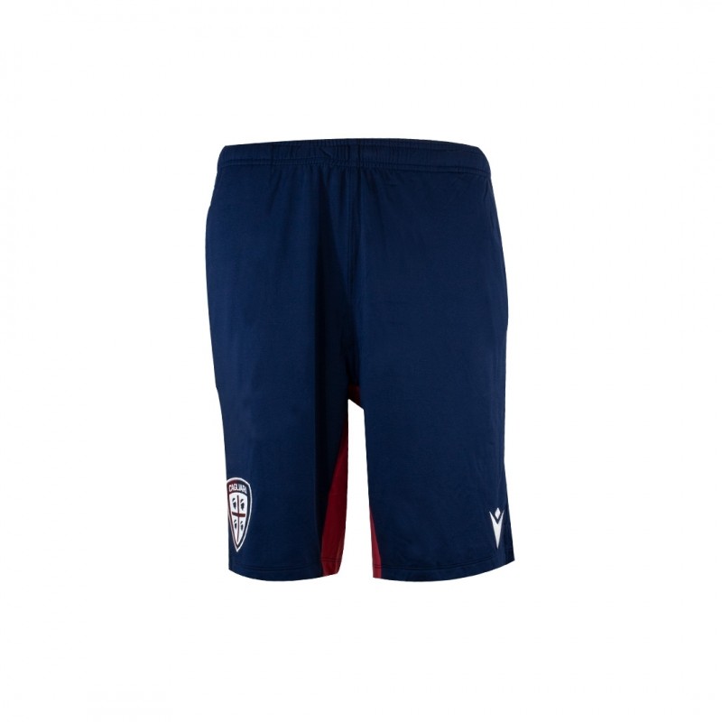 pantaloncini training bambino cagliari calcio navy/rosso MACRON - 1