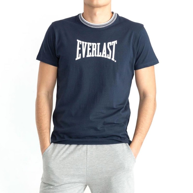 T-SHIRT LOGO NAVY EVERLAST EVERLAST - 1