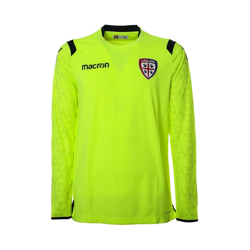 CAGLIARI BLACK GOALKEEPER JERSEY 2016/2017 MACRON - 1