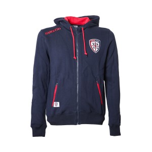 felpa con cappuccio full zip calcio cagliari macron MACRON - 1