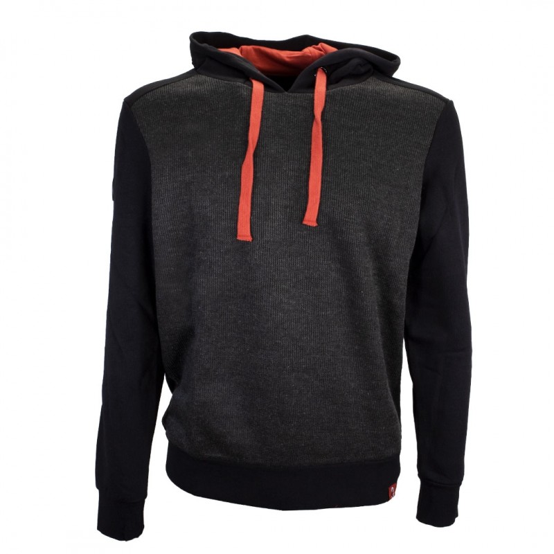 FELPA AC MILAN NERA CON CAPPUCCIO MIGLIARDI - 1