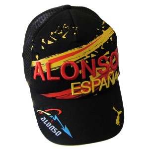 ALONSO BLACK HAT FERRARI PUMA - 1