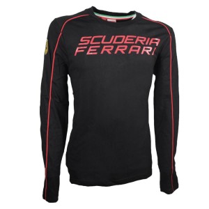 BLACK T-SHIRT FERRARI PUMA - 1