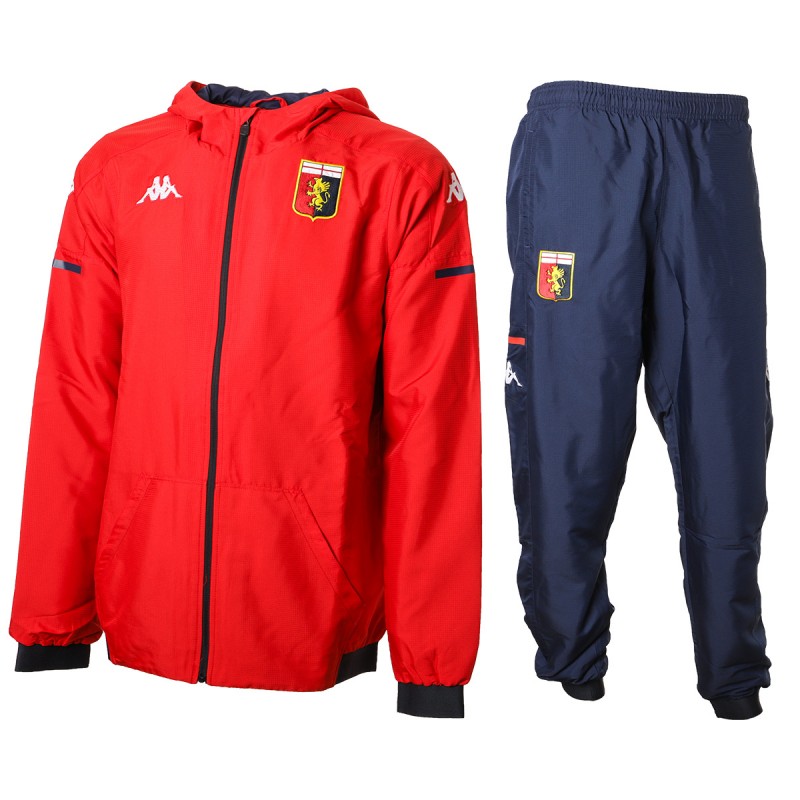 tuta pro genoa rosso/blu con cappuccio Kappa - 1