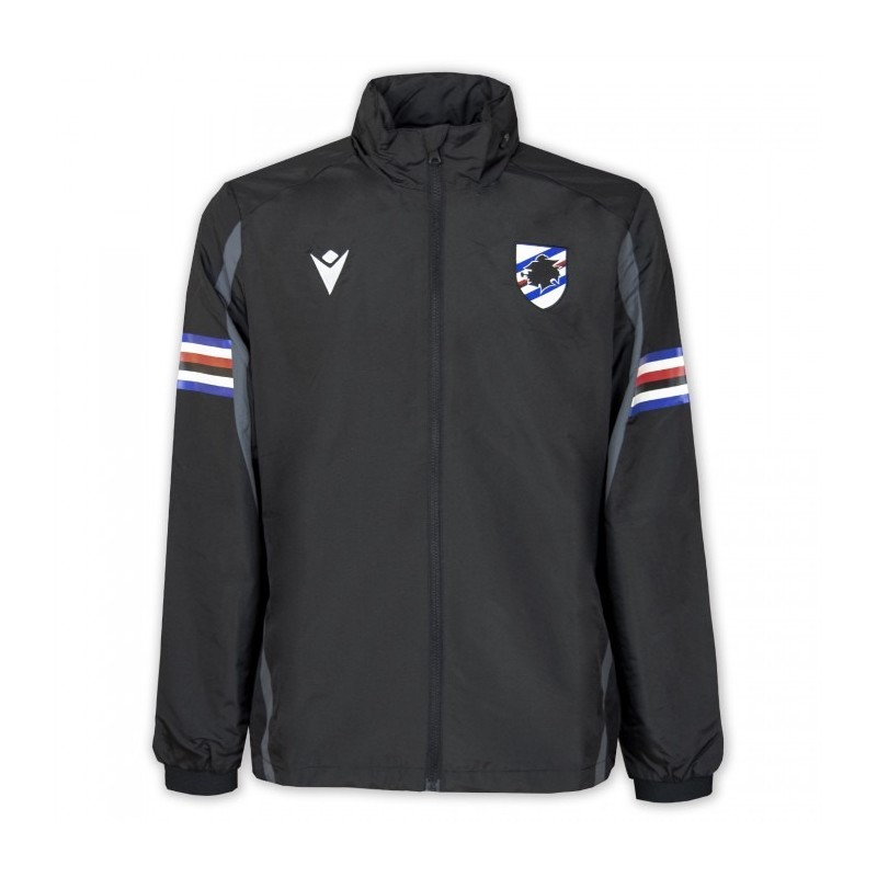 2021 2022 sampdoria black windproof training jacket