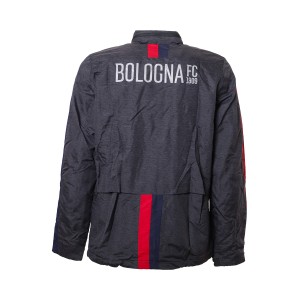 2019/2020 fc bologna training jacket full zipper child black MACRON - 2
