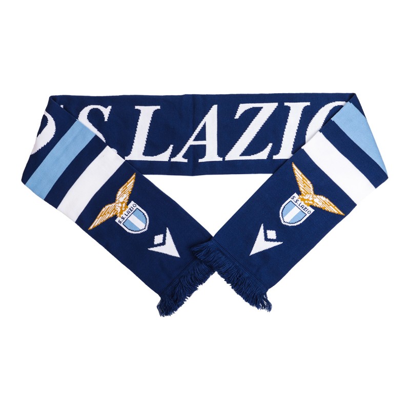 sciarpa doppiata ss lazio blu 2020/2021 MACRON - 1