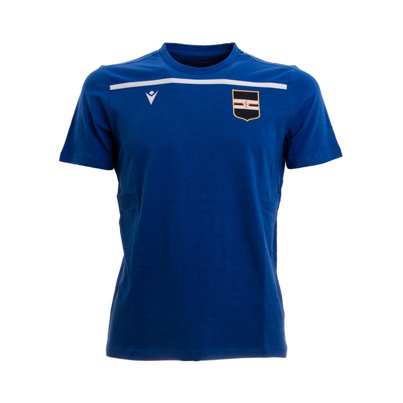 T-SHIRT SUPPORTER BLUE HELLAS VERONA MACRON - 1