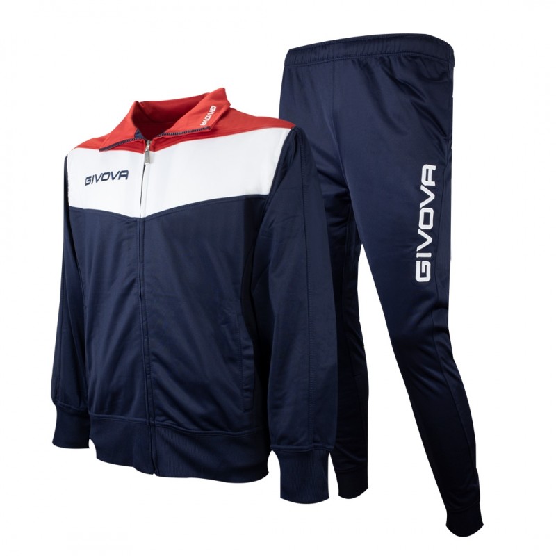 GIVOVA CAMPO BLUE/RED TRACKSUIT GIVOVA - 1