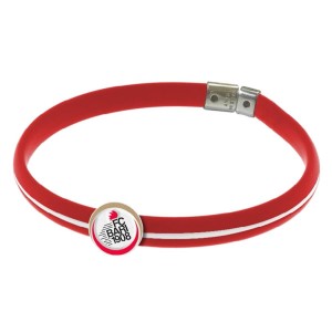 BRACCIALE PVC ROSSO BARI ISITEC - 1